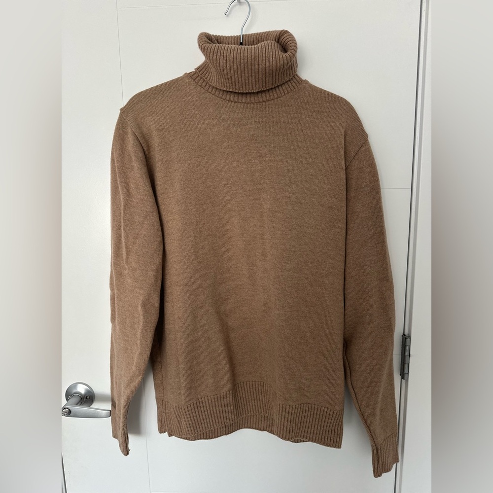 OUTCLASS Pure Wool Turtleneck Sweater – Made in Canada | Premium Quality